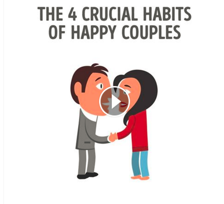 بالفيديو - اربعة عادات لحياة زوجية سعيدة بين الازواج